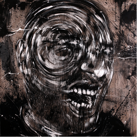 WK Interact, Christ WK Interact - "Christ" acrylic on canvas, 72 x 72 inches