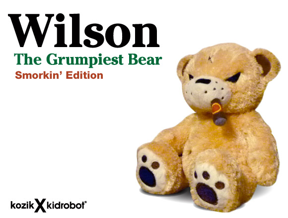 Wilson the Grumpiest Bear 8 Inch Plush Kidrobot