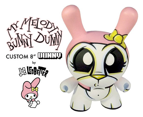 My Melody Bunny Dunny Custom By Joe Ledbetter - Kidrobot