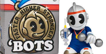 Product Preview - Kidrobot 'Bots Mini Faster, Higher, Stronger Edition