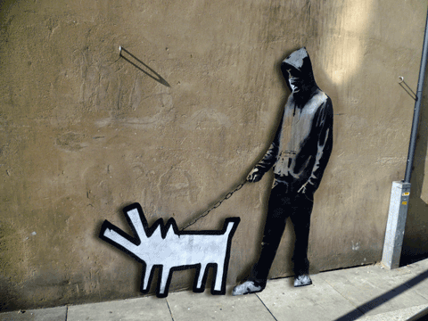 Banksy's Art Makes Great .Gifs - Kidrobot Blog