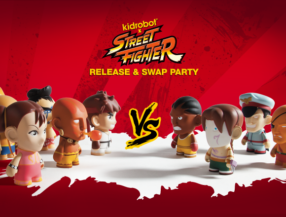 Street Fighter Release and Swap Party at all Kidrobot Locations!