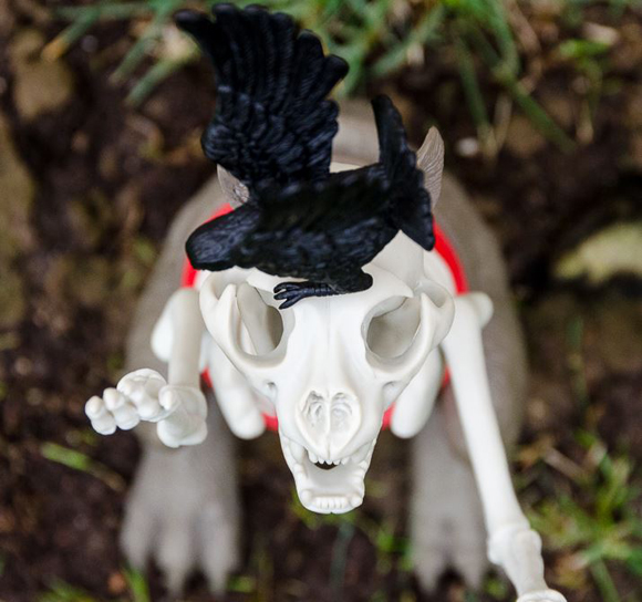  Crazy Bonez Skeleton Dog - Badger Bonez : Toys & Games