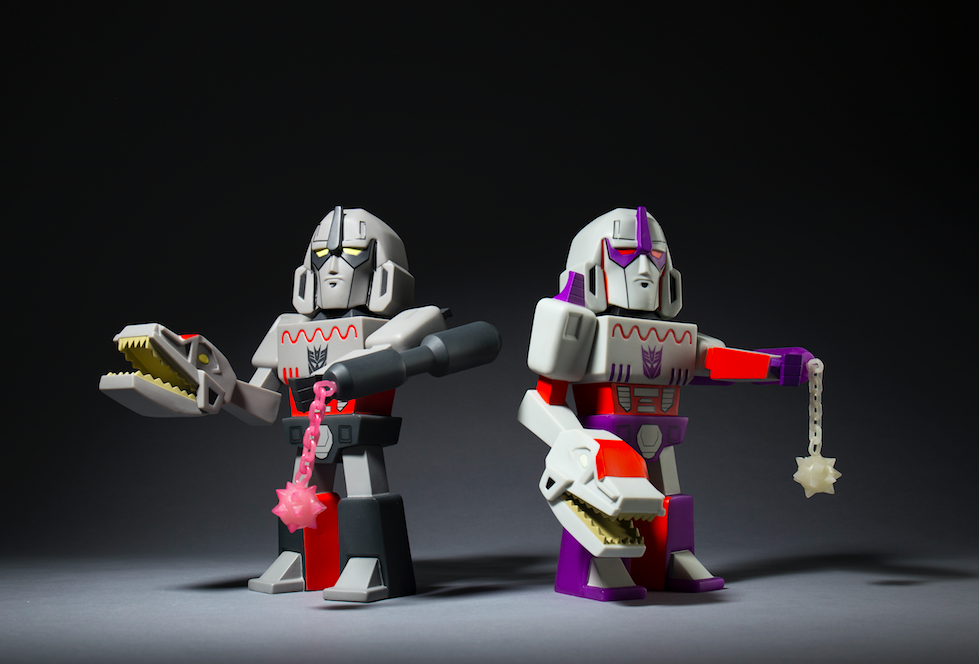 Joe 3-Inch Vinyl Mini-Figure Kidrobot Transformers VS G.I Megatron 