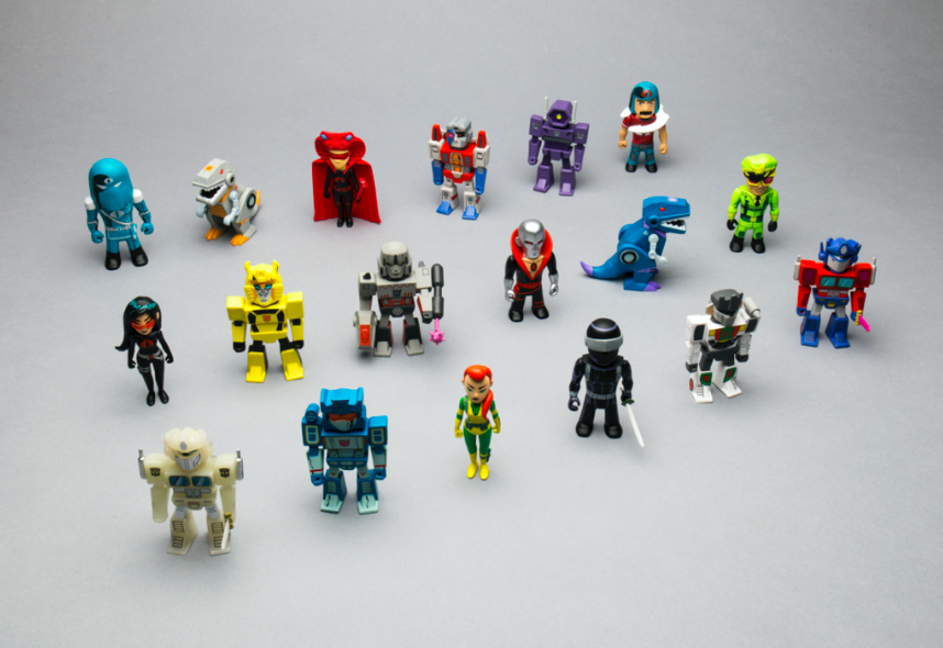Kidrobot Transformers vs GI Joe Vinyl Mini Series New Sealed 2 Packs for $10.99 