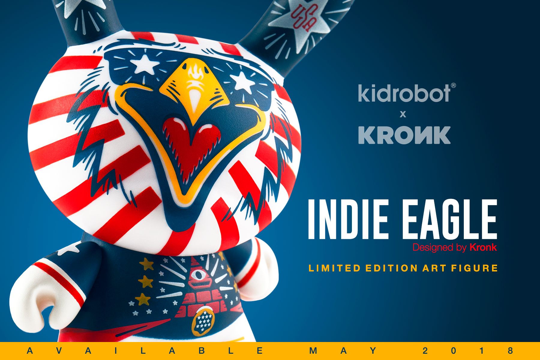 Kidrobot Indie Eagle 3" Dunny by Kronk 