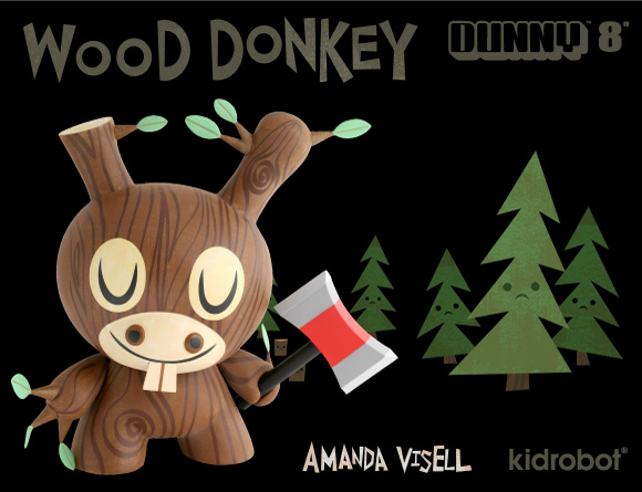 Amanda Visell Wood Donkey Dunny