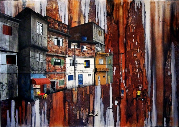 saude2 Apolo Torres, “Saúde, Paz e Liberdade” (Health, Peace and Freedom). Oil & Acrylis painted on Canvas, 47.25”x31.75”