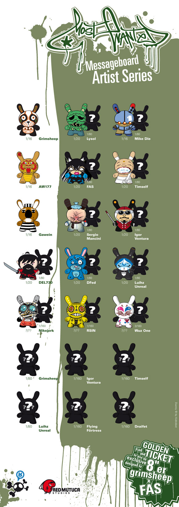 Kidrobot Messageboard Artist Series