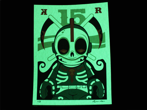 Kidrobot 15: Kidreaper Print by Andrew Bell