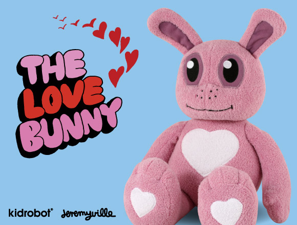 Jeremyville Love Bunny plush