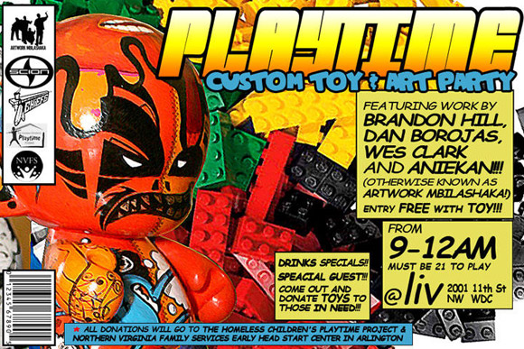 Playtime Toy Drive and Custom Show