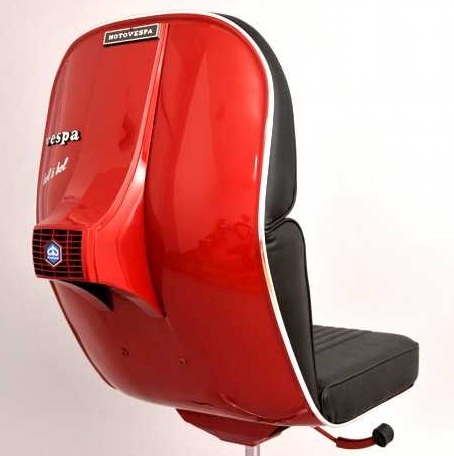 BV 08 Red Vespa Chair