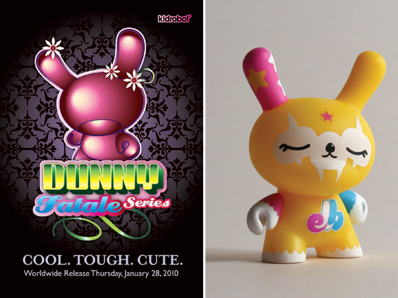 Dunny Fatale KLOR Exclusive giveaway with purchase of a case at select retailers