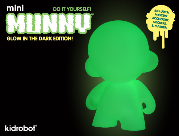 mini MUNNY Glow in the Dark