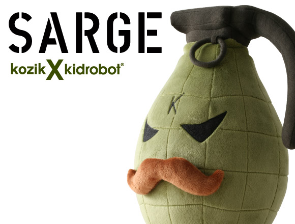 Sarge 14-Inch Plush by Frank Kozik