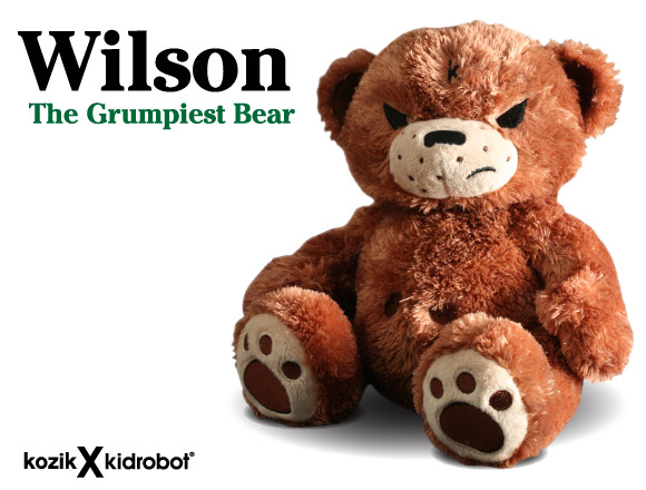 Wilson The Grumpiest Bear (Non-Smorkin' Edition) by Frank Kozik