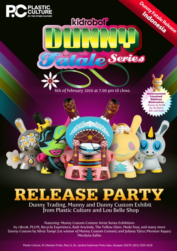 Dunny Fatale Release at Plastic Culture by TOC in Indonesia