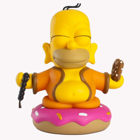 Kidrobot X The Simpsons Jade Homer Buddha 7 inch Art Figure by IAmRetro  /500 
