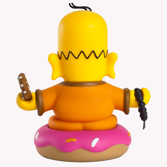 Yellow version Kidrobot Sealed The Simpsons Homer Buddha Enamel Pin 