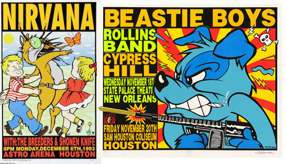 Frank Kozik Www Frankkozik Net Nirvana Concert Poster Nirvana Poster Band Posters