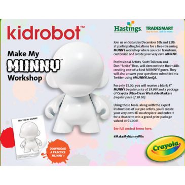 Make My MUNNY Workshop with Hastings Entertainment!