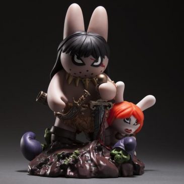 Kidrobot x Frazetta Labbit The Barbarian