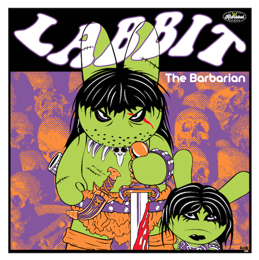 Labbit the Barbarian Screen Print
