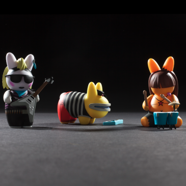 Labbit Band Camp Series Available NOW Available on Kidrobot.com!