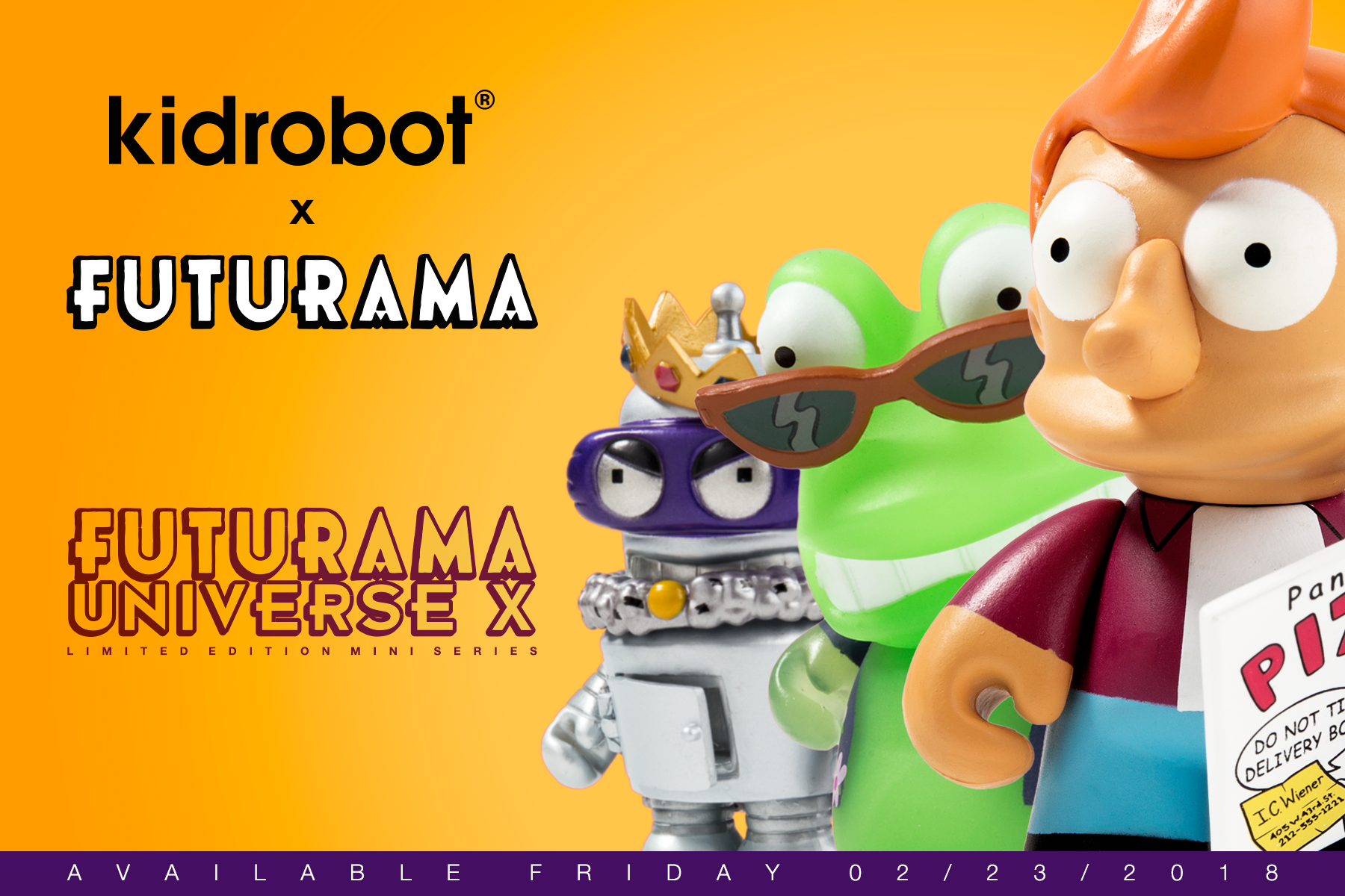 Kidrobot x Futurama Universe X Mini Series