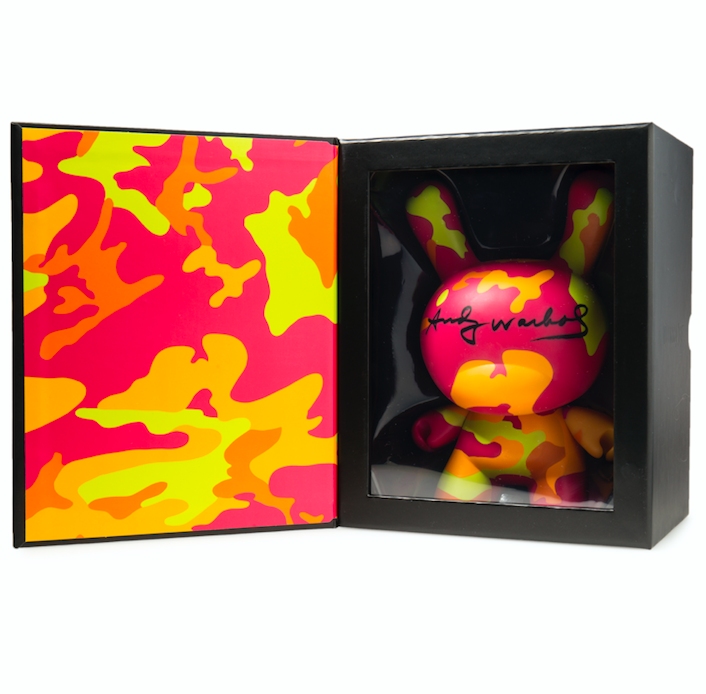 Kidrobot x Andy Warhol Masterpiece Camo Dunny