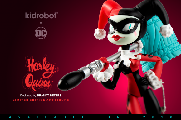 DC Comics x Kidrobot Harley Quinn Art Figure by Brandt Peters