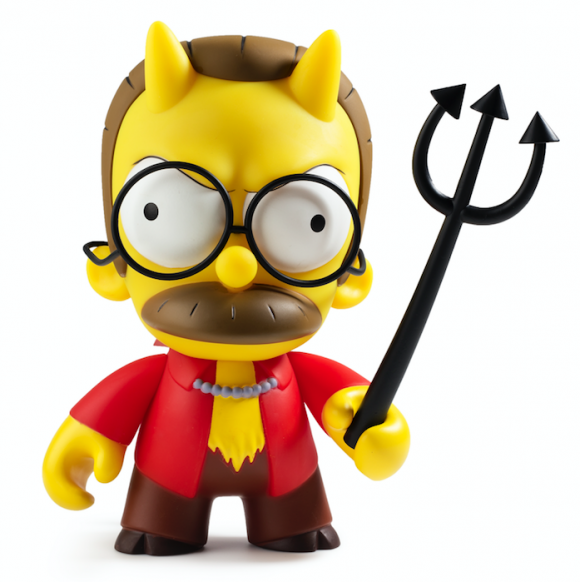 Kidrobot x The Simpsons Devil Flanders 