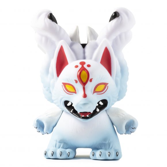 Kidrobot x City Cryptid Dunny Art Mini Series Kitsune Dunny by Candie Bolton 