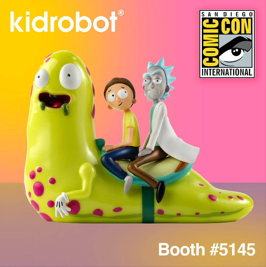 Kidrobot x Rick and Morty Slippery Stair Art Medium Figure SDCC