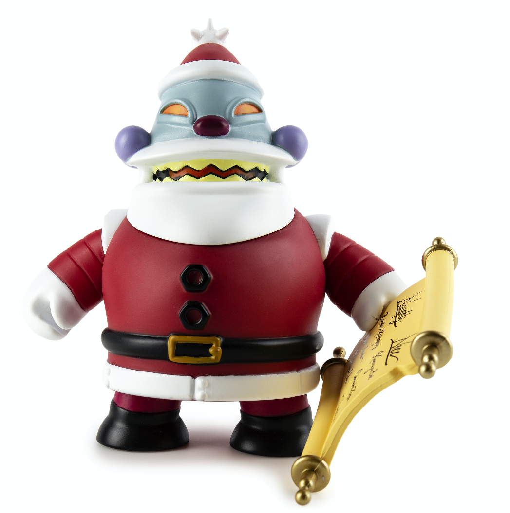 Kidrobot Futurama. Робот Санта Футурама статуэтка. Робот Санта Футурама игрушки.