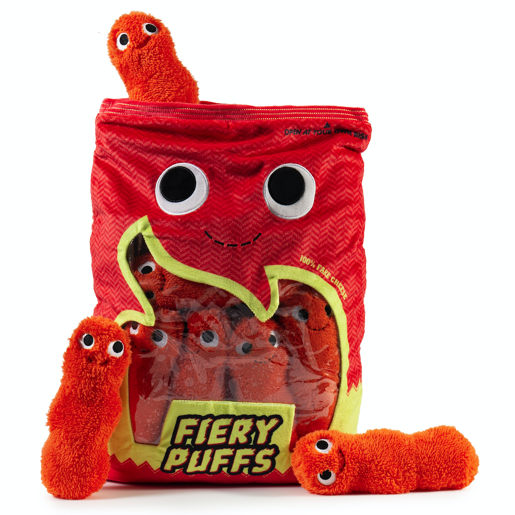 Kidrobot x Yummy World Xl Frye and the Fiery Puffs Plush