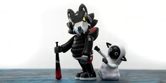 Kidrobot Art Figure Ukami x Hitsuji by Artist Quiccs