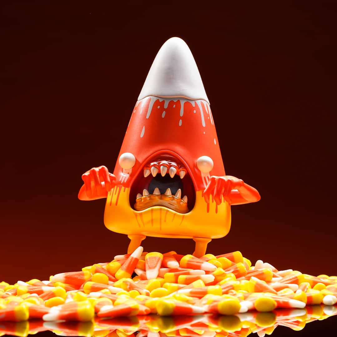 Kidrobot.com Exclusive Candy Cornelious Candy Corn Art Figure by Alex Pardee