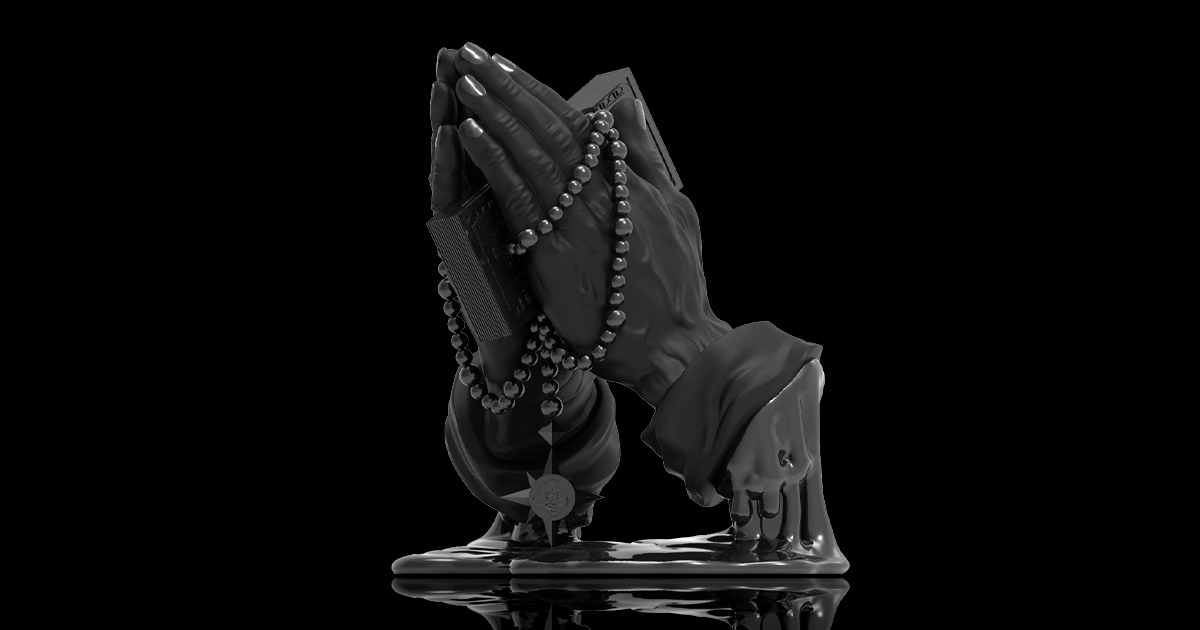 Black Matte edition - “Let Us Prey” by Frank Kozik