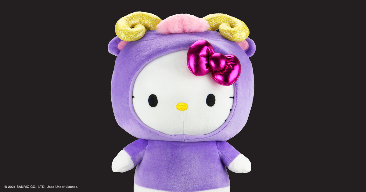 Hello Kitty Aries Zodiac Plush