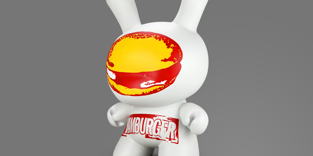 Kidrobot Andy Warhol Hamburger Dunny