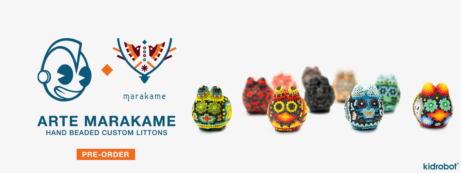 Arte Marakame Custom Beaded Litton Labbit Art Figures