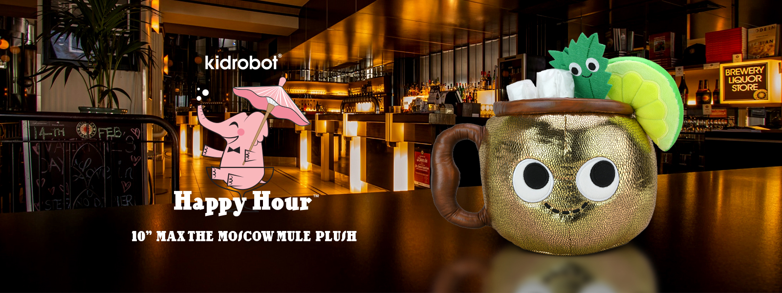 Happy Hour Moscow Mule Plush by Kidrobot