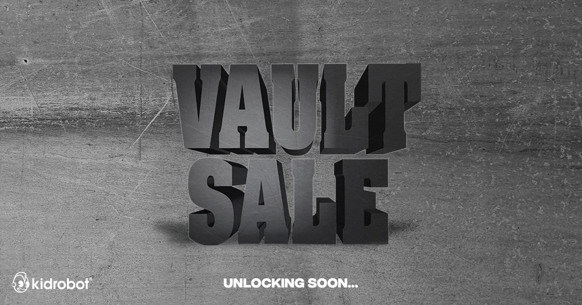 The countdown is on...
The Kidrobot Cyber Monday Vault Sale starts in ONE HOUR!
