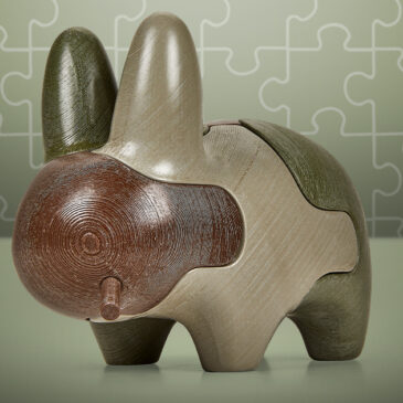 New Camo Edition of the Locknesters Interchangeable Puzzle Labbit Now
