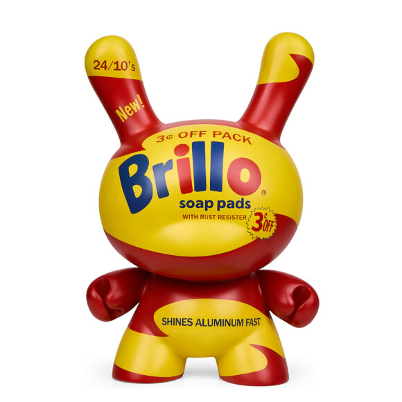 Andy Warhol “Brillo Box” 20-inch Dunny Front